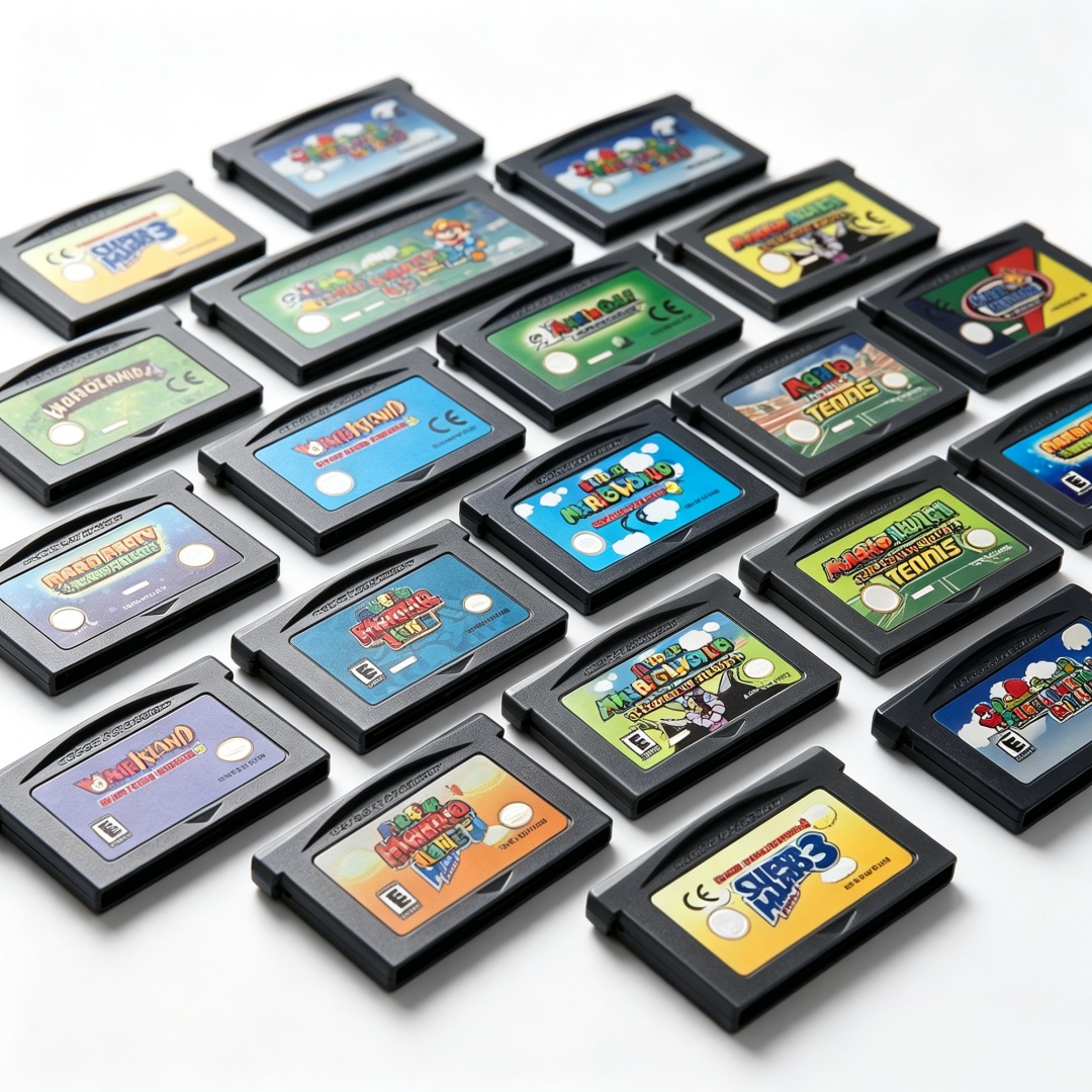 Party Games Mario - Retro 32-bit GBA-gamecartridge EUR-versie, klassieke handheld