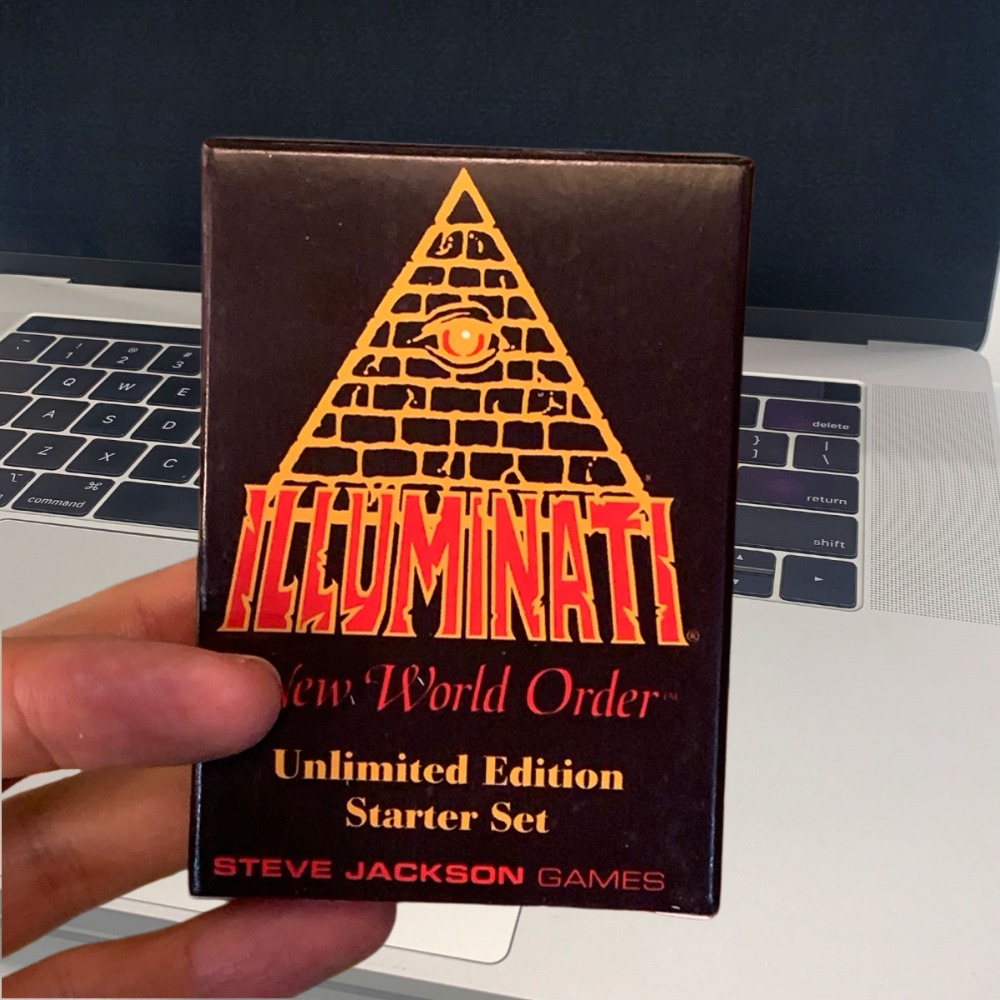 Party Games Indoor - Engelse versie 110 stuks Illuminati 1995