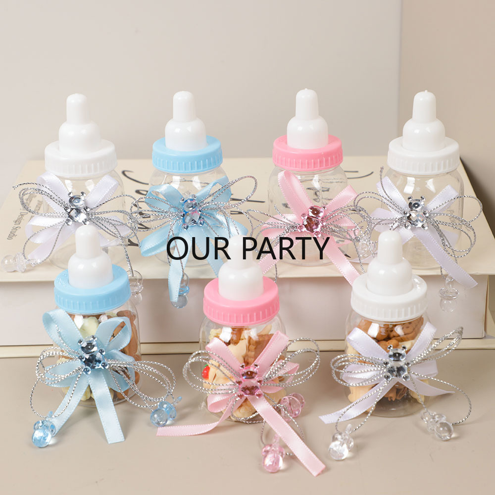 Party Games Baby Shower - 6/12 Stuks Plastic Zuigfles Beer Bonbondoos