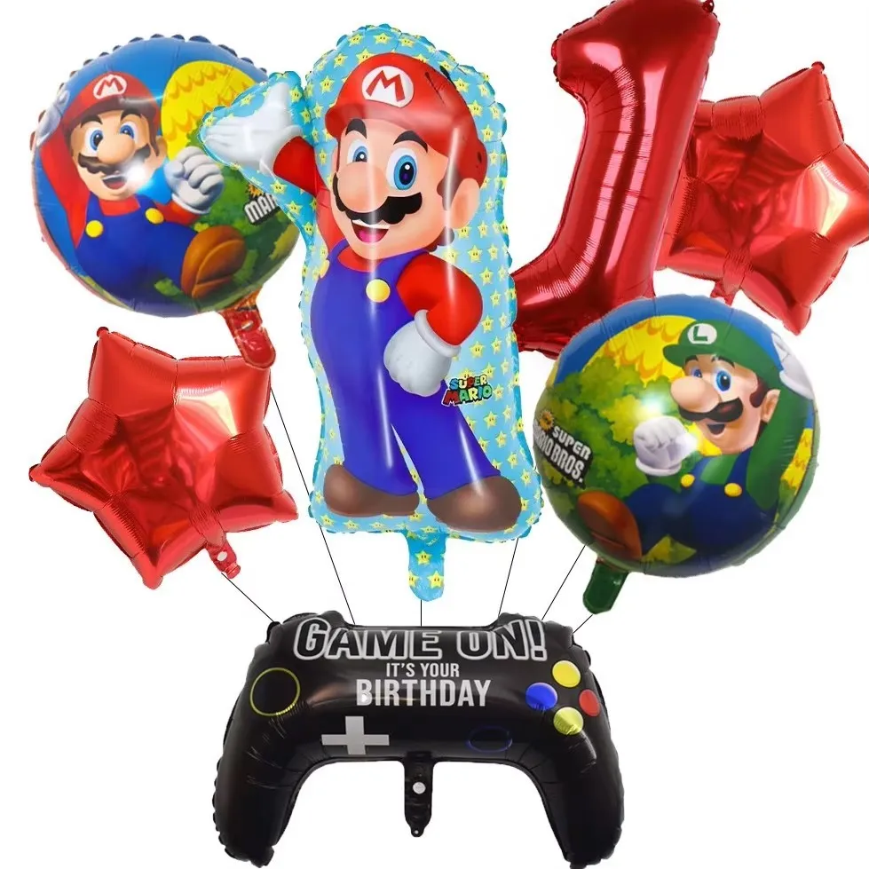 Party Games Mario - Mario Luigi Game Thema Verjaardagsfeestje Decoratie