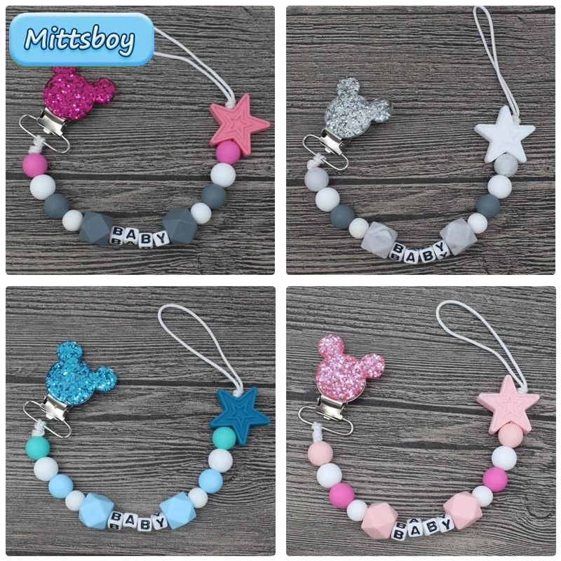 Party Games Baby Shower - NIEUWE gepersonaliseerde naam baby bijtring armband