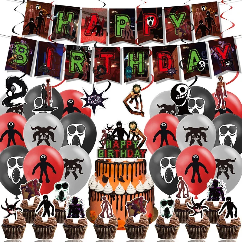 Party Games In Roblox - Game Roblox Figuur Verjaardagsfeest Decoratie Ballon