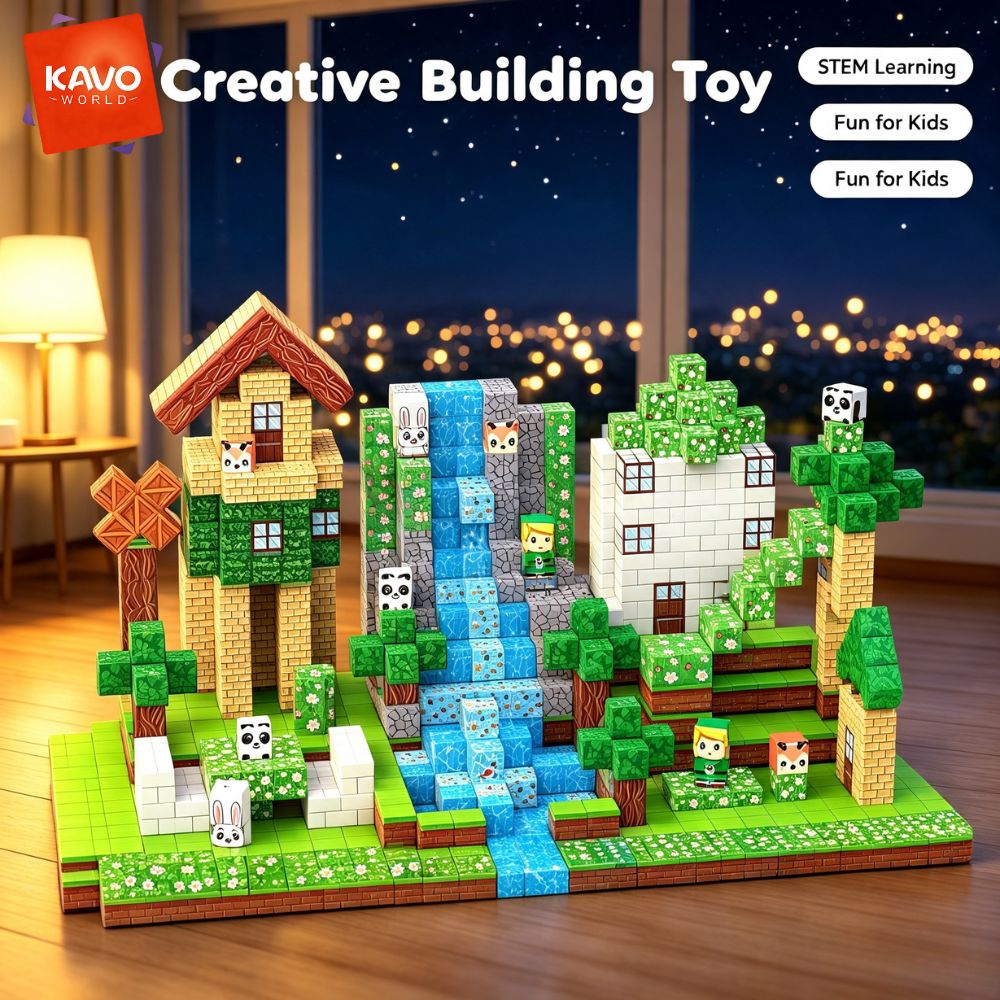Party Games Indoor For 6 12 Year Olds - KAVOWORLD 150-delige Magnetische Boshuis Bouwstenen STEM
