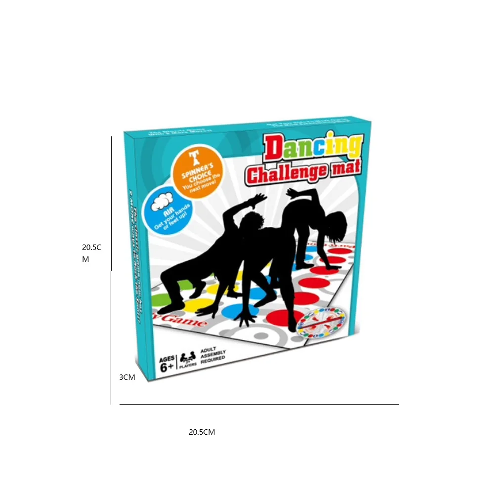 Party Games Physical - Hot-selling Twister-spel, klassieke evenwichtsmat voor lichaamsbeweging,