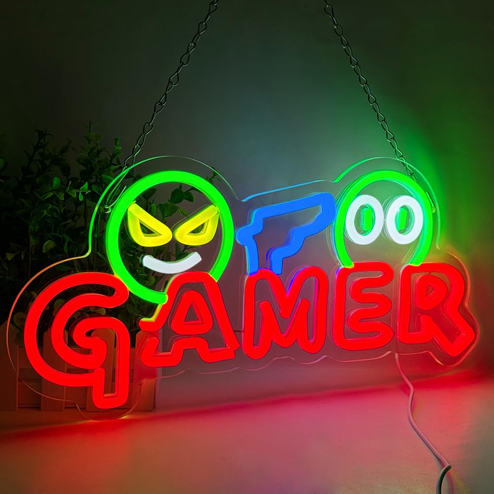 Gamer Neon Sign LED Wandlamp A - Party Games Baby Shower recensie en prijs