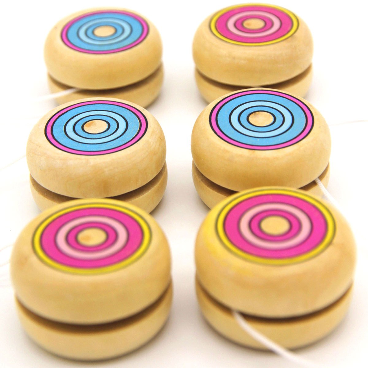 2 stuks houten ronde jojo-ball - Party Games Physical recensie en prijs