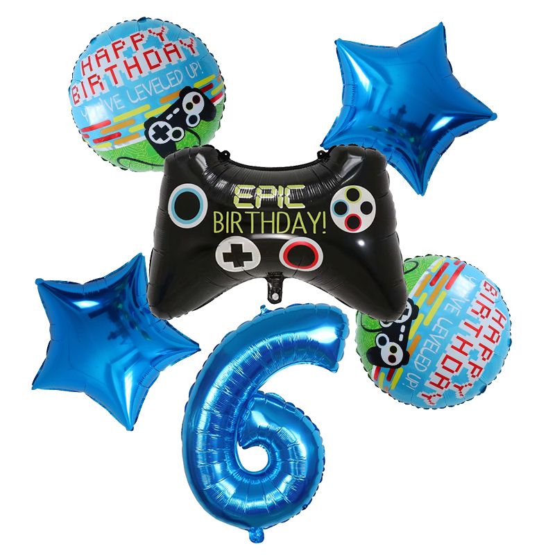 6 stks Gamepad Jongen Spel Fol - Party Games Baby Shower recensie en prijs