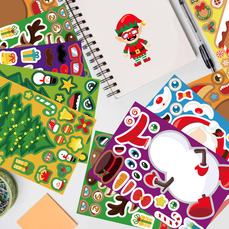 Kawaii Kerstpuzzelstickers Car - Party Games Instagram recensie en prijs