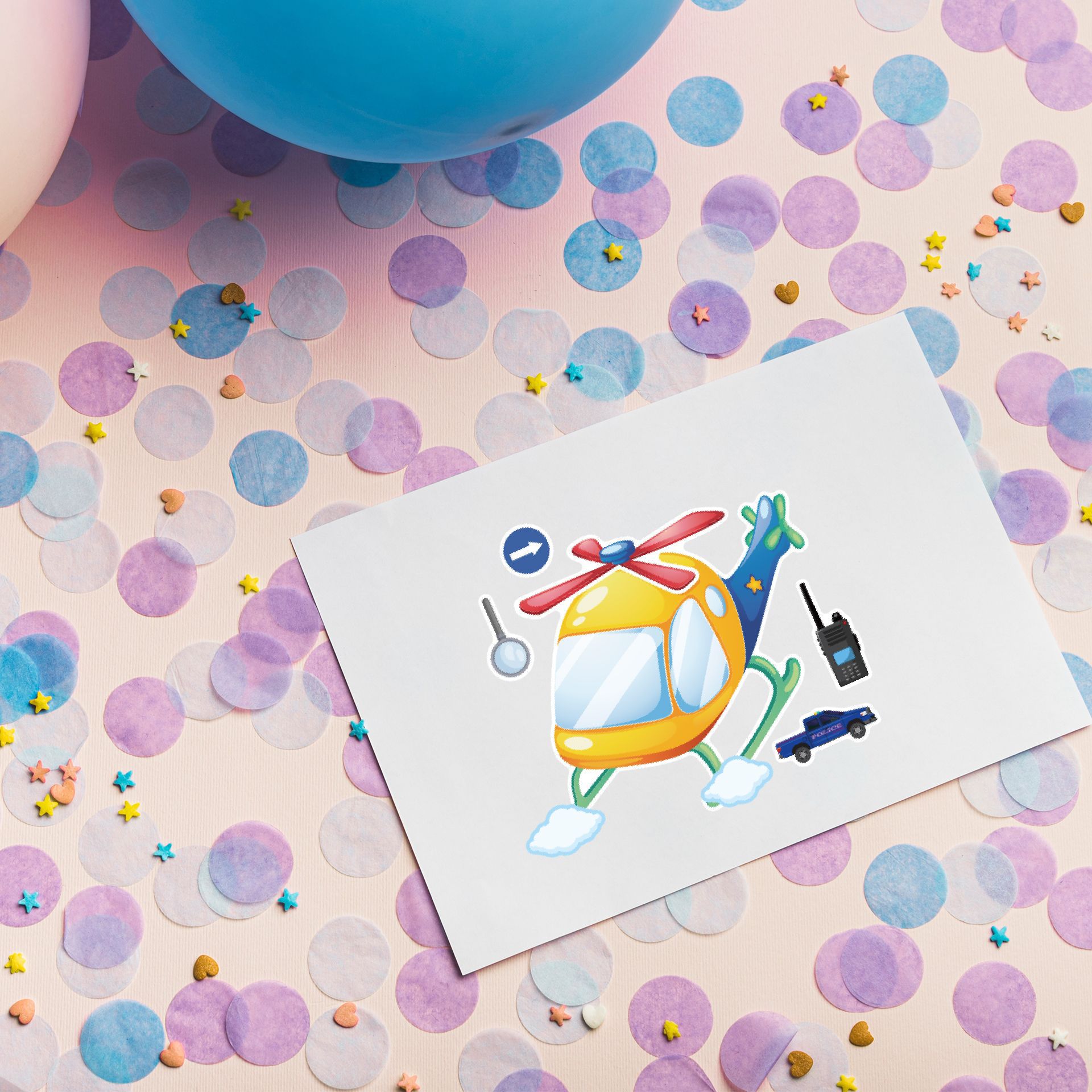 16 Vellen Cartoon Roeping Poli - Party Games Baby Shower recensie en prijs