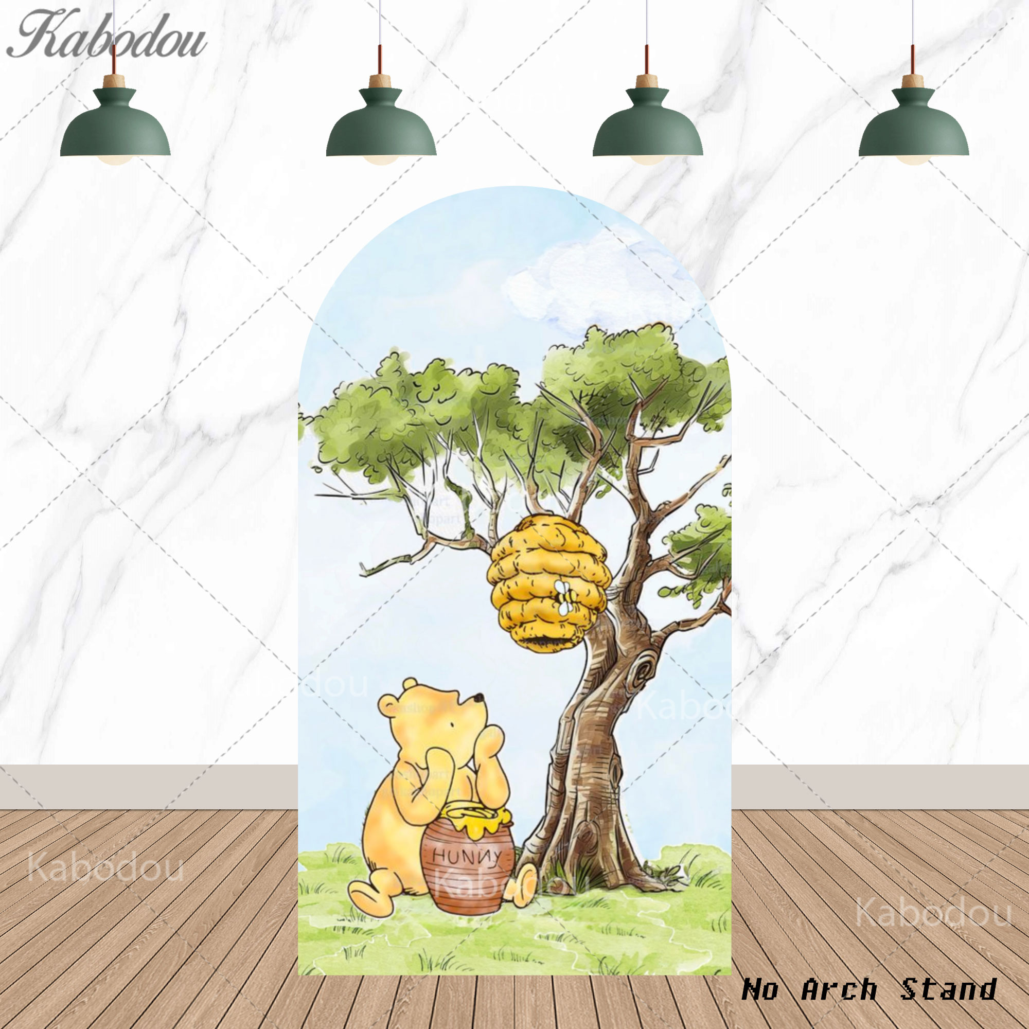 Winnie de Poeh Arch Achtergron - Party Games Baby Shower recensie en prijs
