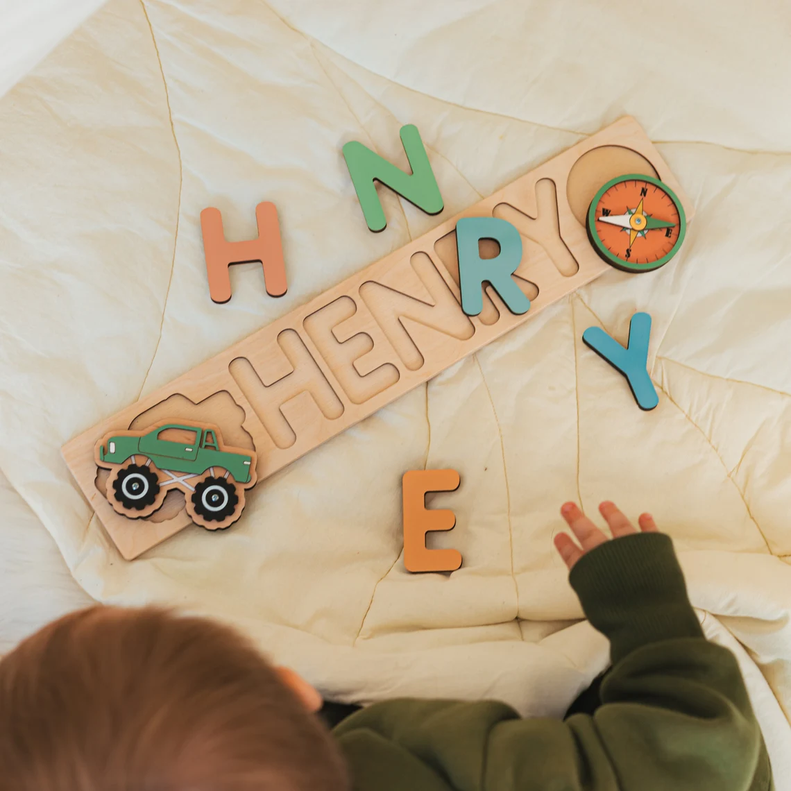 Gepersonaliseerde naampuzzel m - Party Games Baby Shower recensie en prijs
