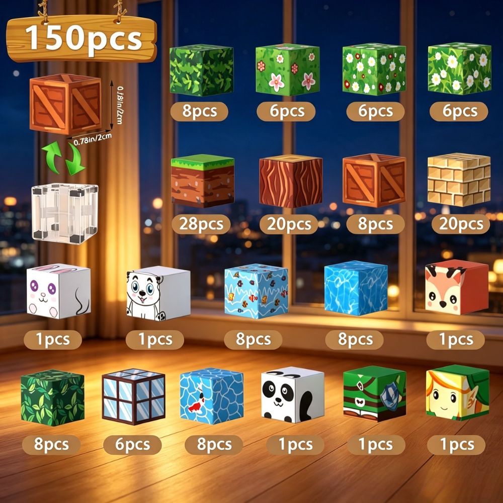 KAVOWORLD 150-delige Magnetisc - Party Games Indoor For 6 12 Year Olds recensie en prijs